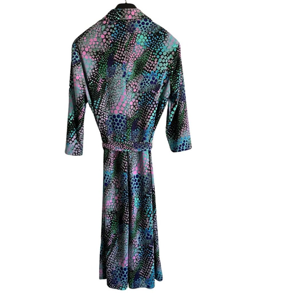 Vintage Y2K Betsy Johnson Black Label 90's Bubble Shirt Dress Size L - Picture 6 of 9